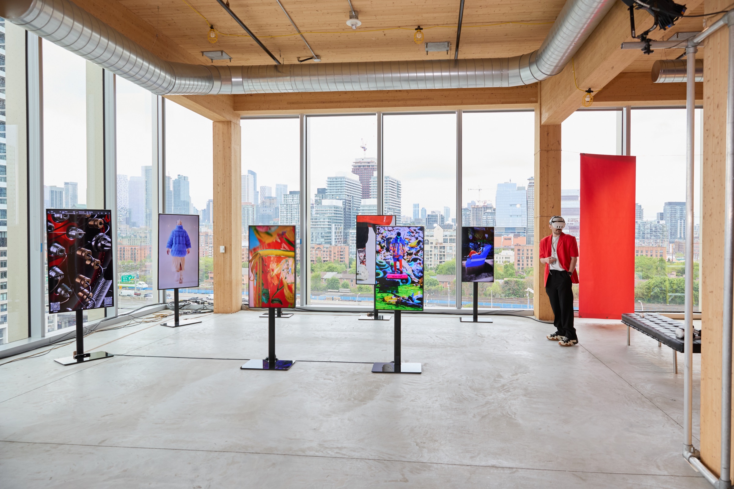 Art installation at Fashion Art Toronto
