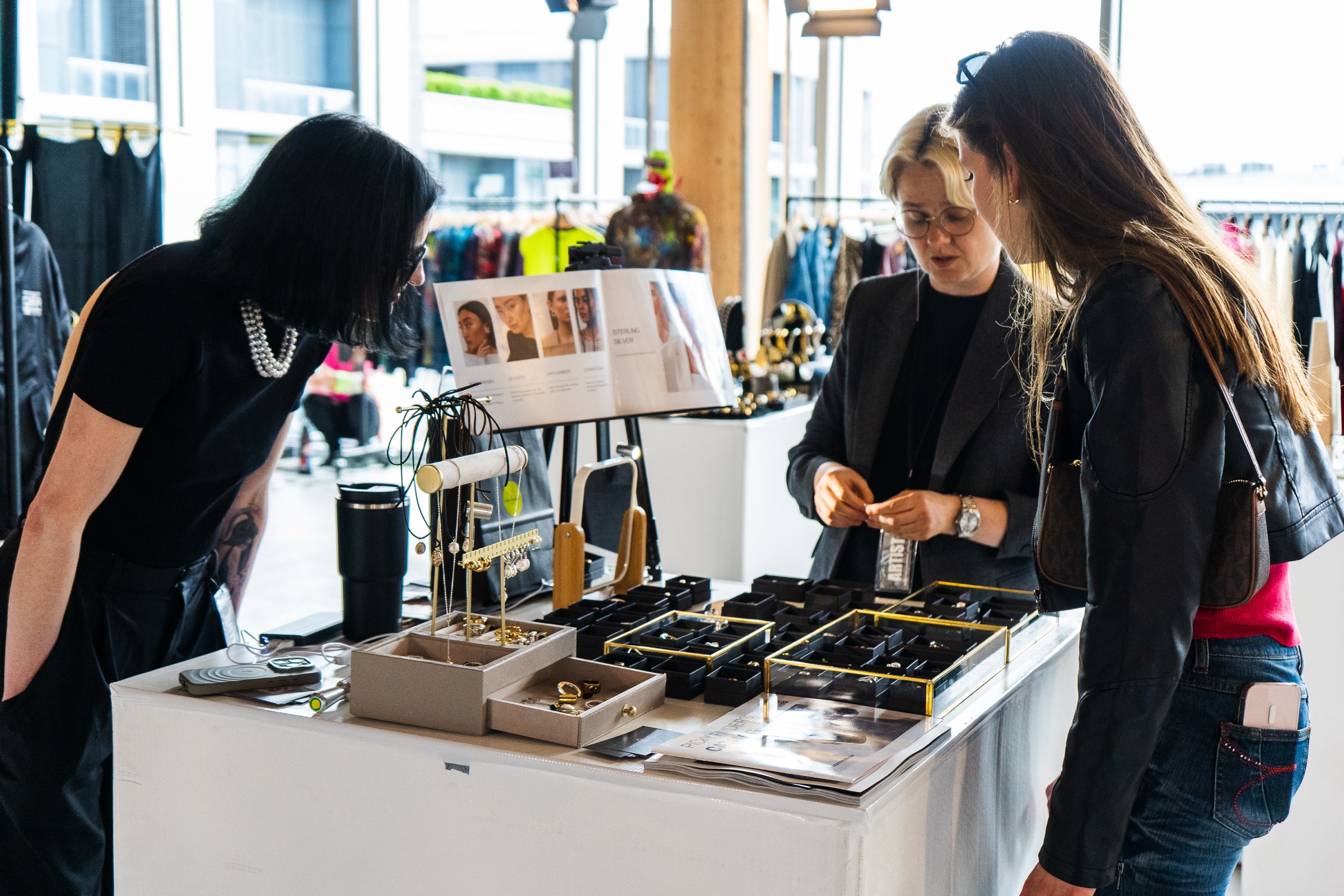 Vendor moment at the FAT pop-up